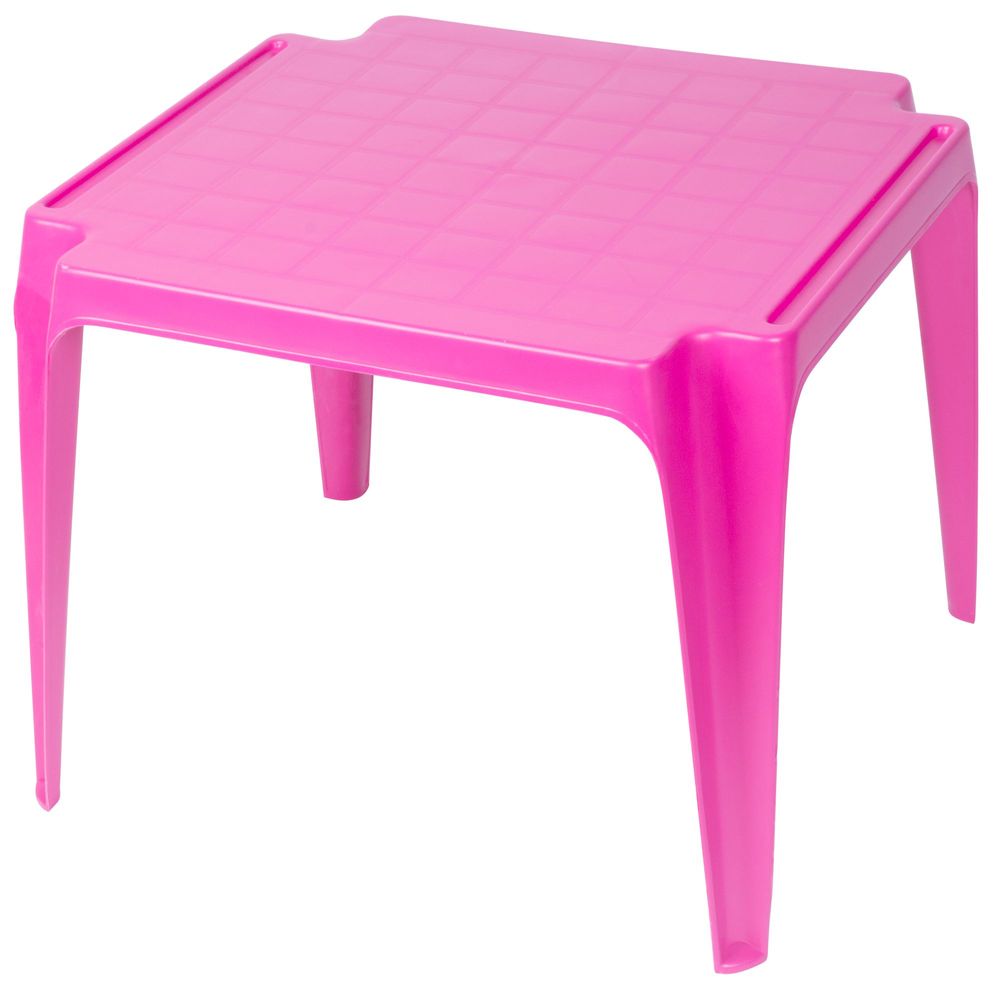 WEBHIDDENBRAND Stôl TAVOLO BABY Pink, ružový, detský 55x50x44 cm